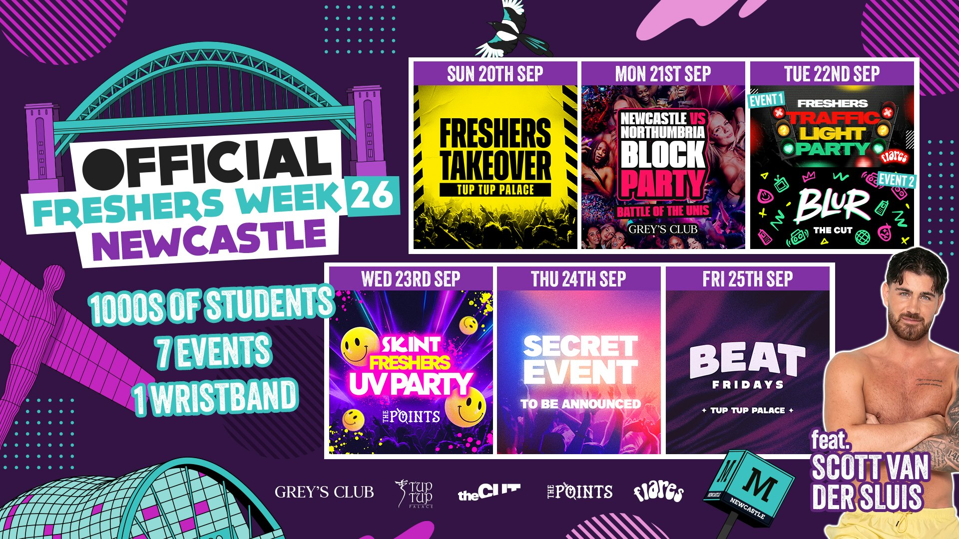 Official Freshers Week ’26 – Newcastle