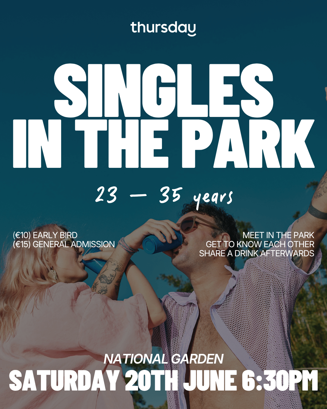 Saturday | Singles in the Park | Athens | 23-35