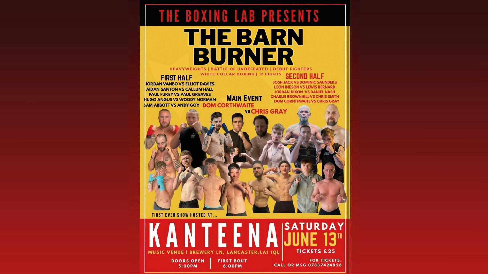 The Barn Burner: Live boxing at Kanteena