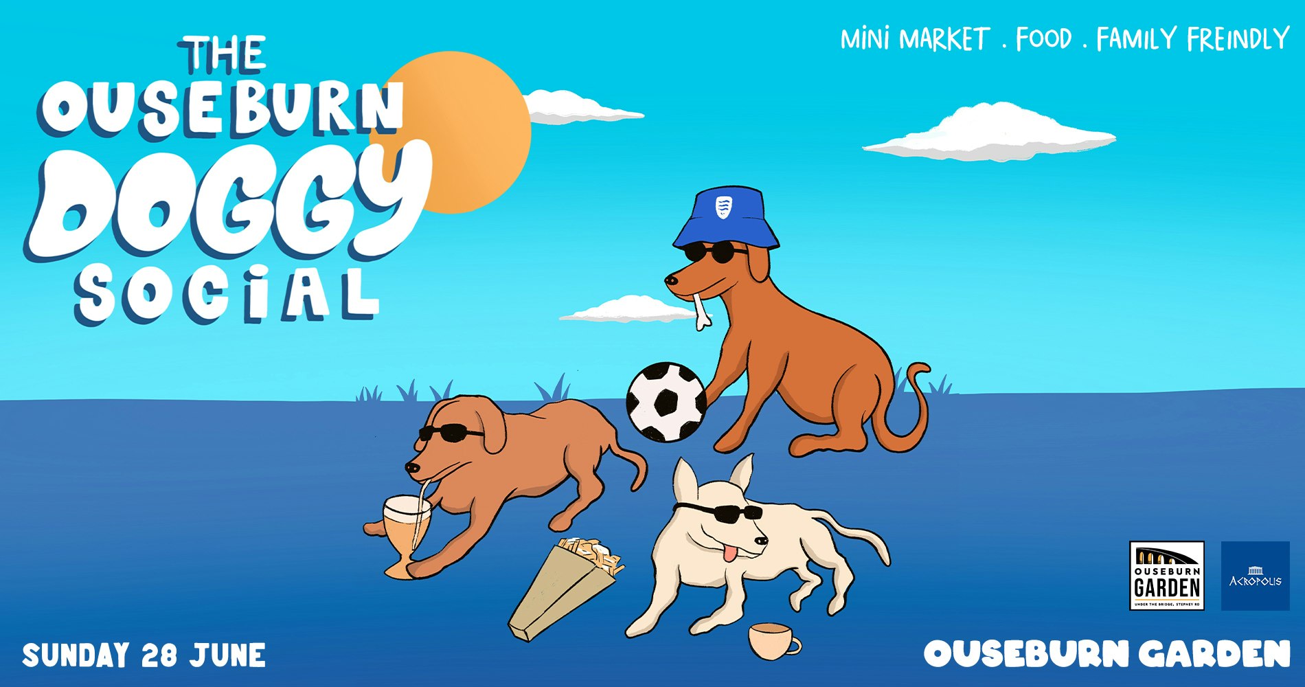 🐶 THE OUSEBURN DOGGY GARDEN SOCIAL RETURNS 🐶