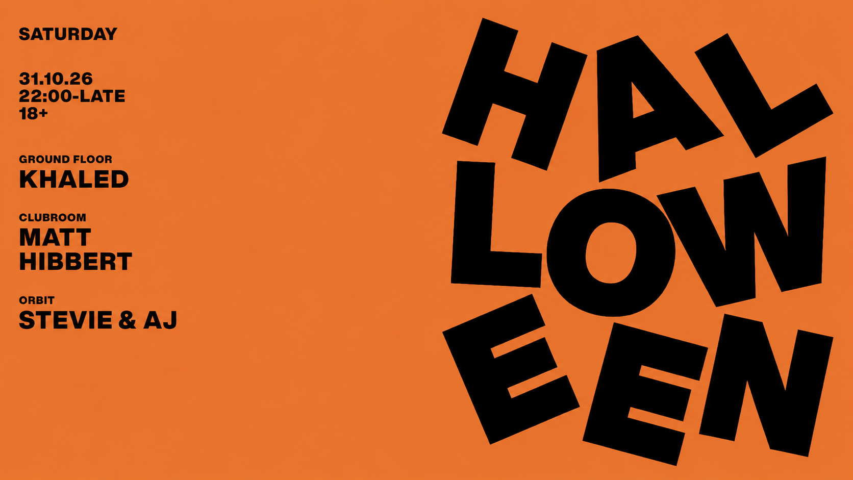 Baa Bar Presents: HALLOWEEN