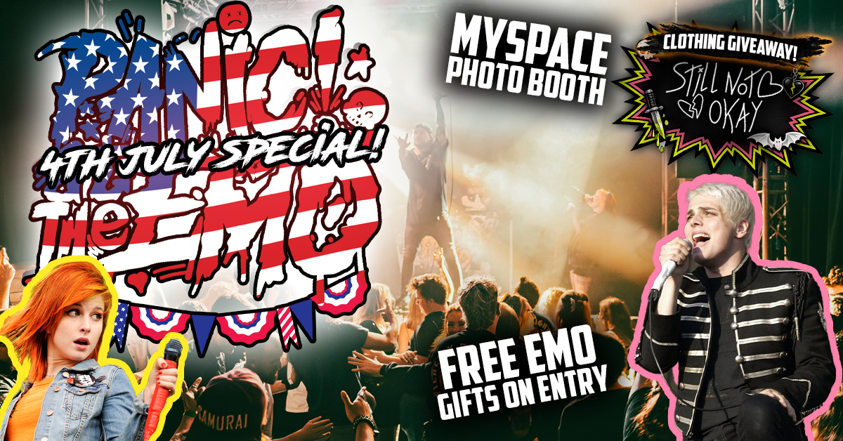 Panic At The Emo: 4th July Special at MK11, Milton Keynes