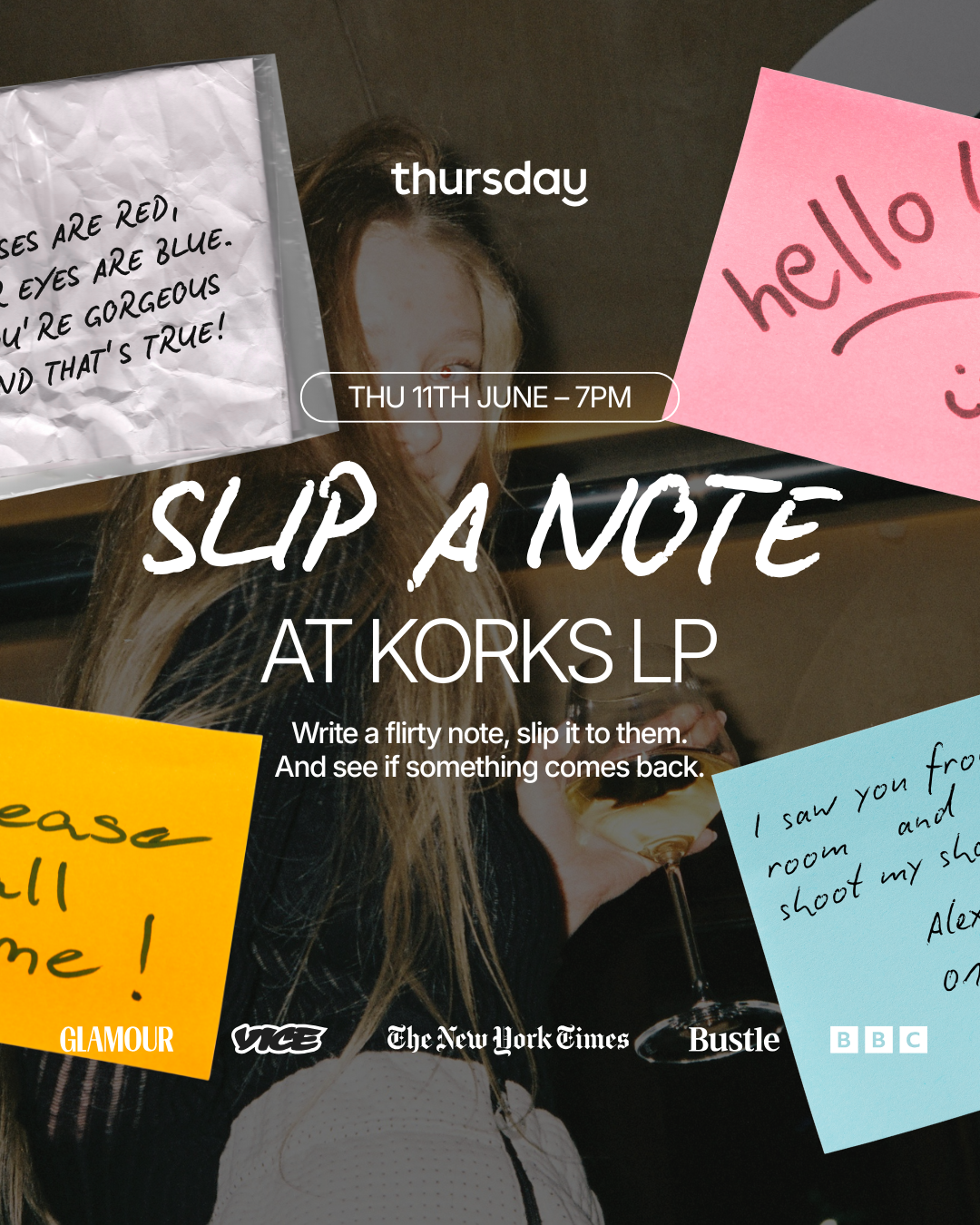 Thursday | Slip A Note (30+) @ Korks LP | Frankfurt