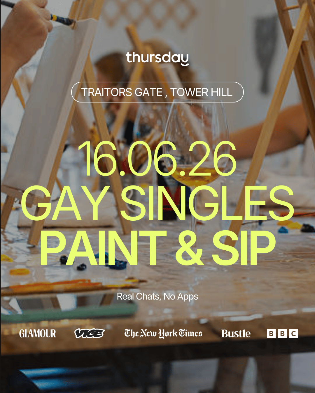 Tuesday | Gay Paint and Sip | Tower Hill