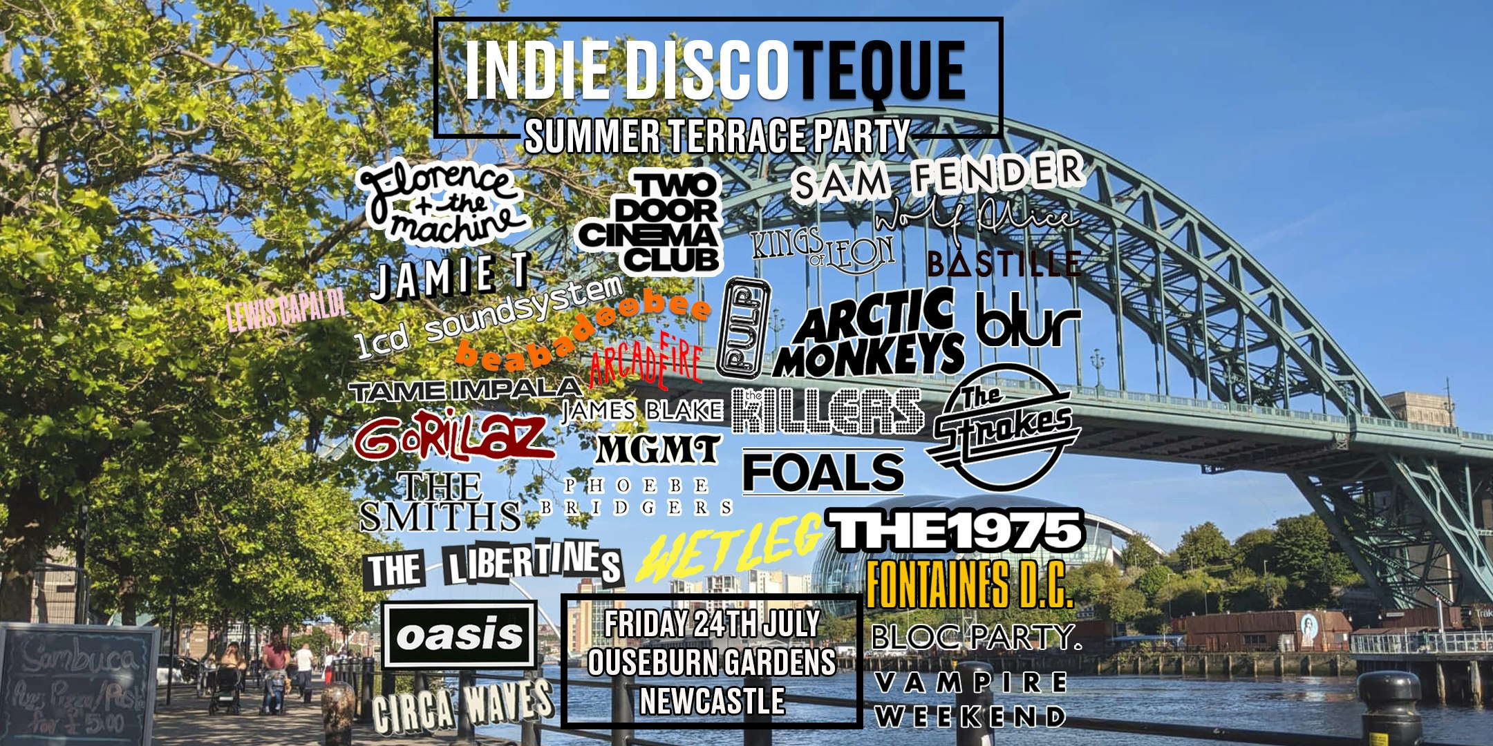 Indie Discoteque Summer Terrace Party (Newcastle)