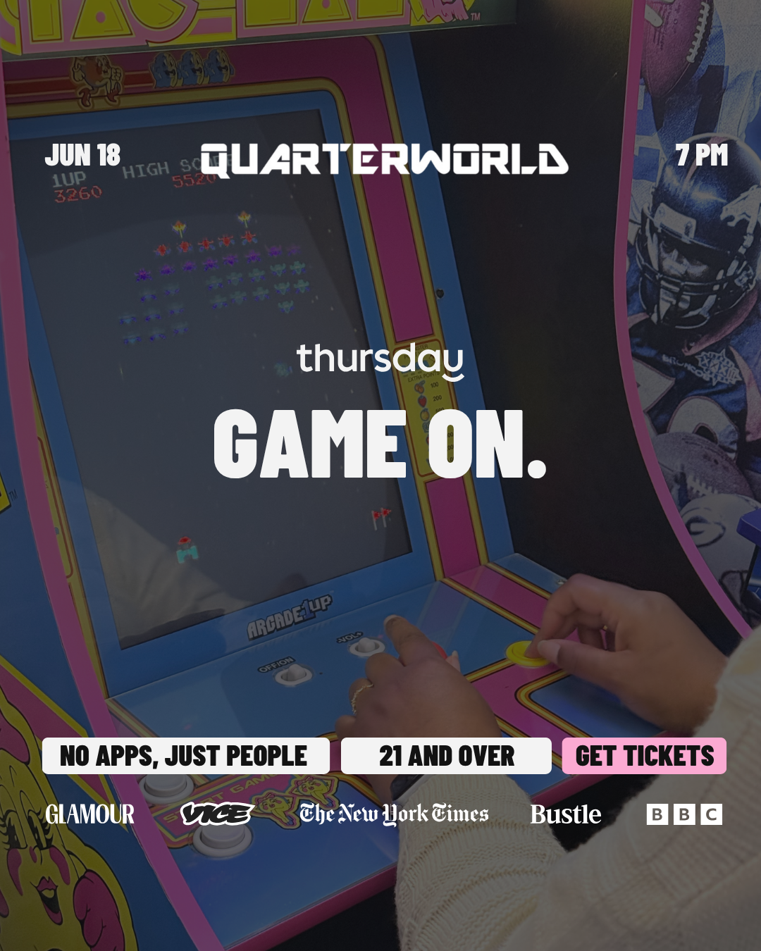 Thursday  |  Game On. (21+)  |  Portland