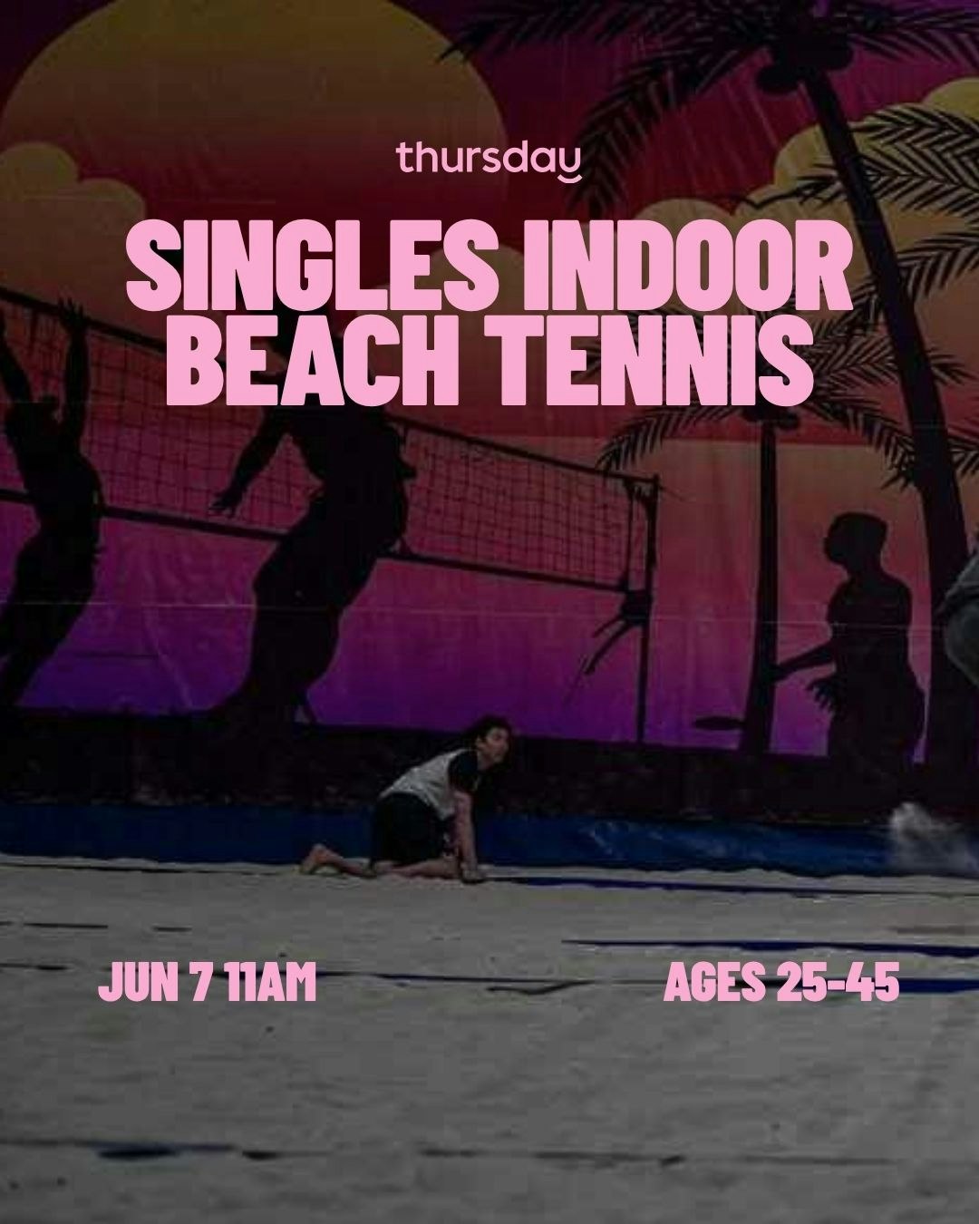 Sunday | Indoor Beach Tennis 25-45 🔥 | Altona