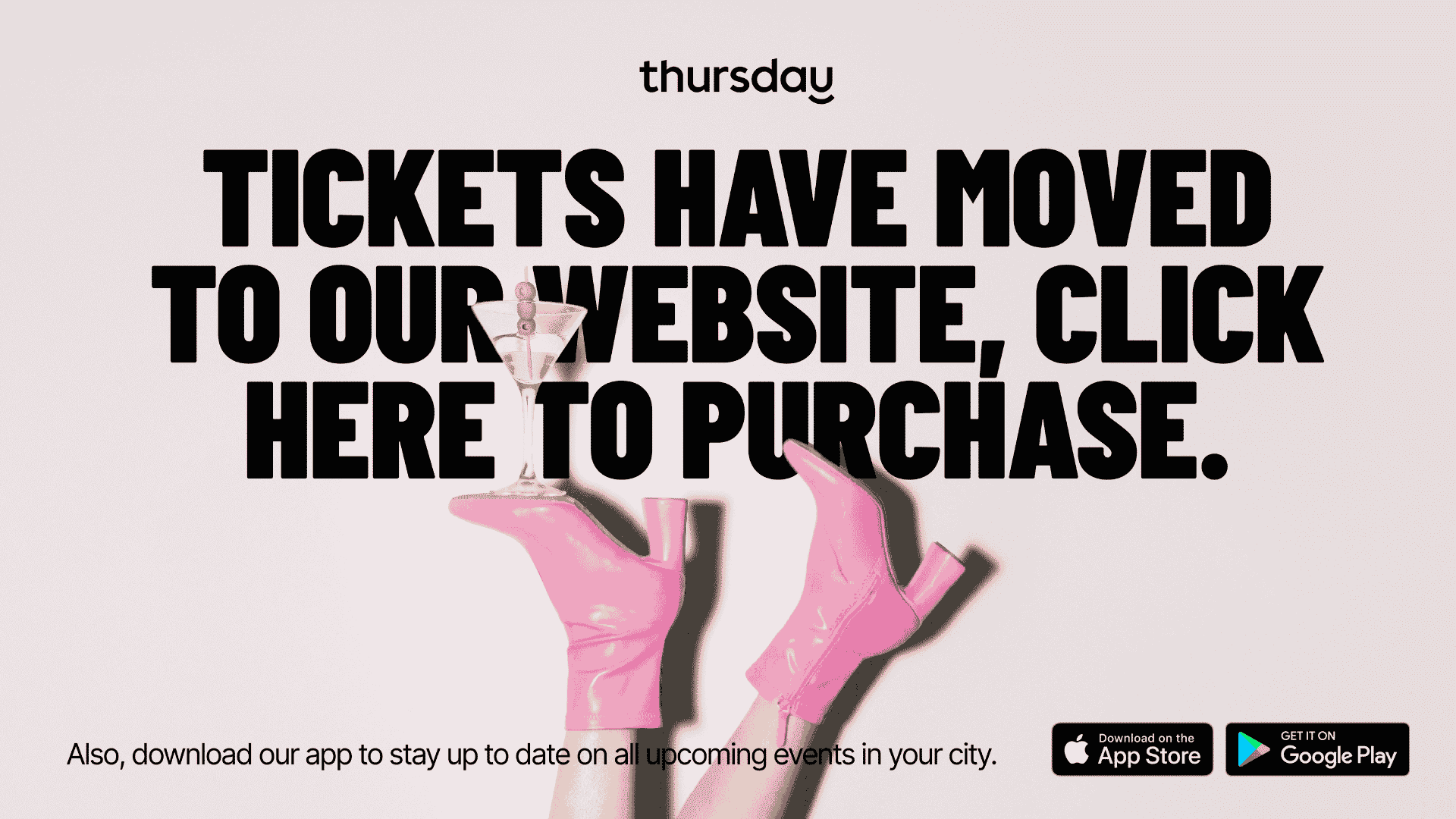 Thursday | Venue TBA  | Stockholm | Book at thursday.com