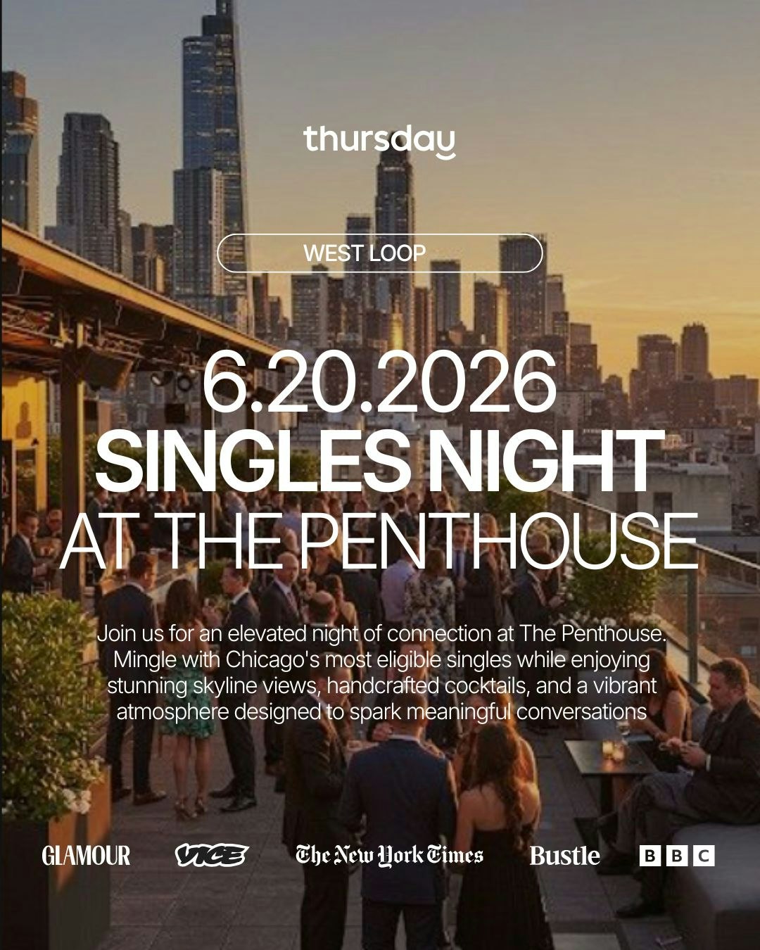 Saturday | Singles Night @ The Penthouse | West Loop