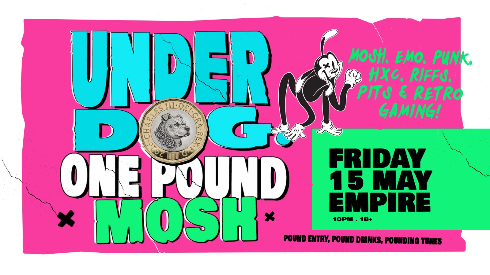 Underdog – One Pound Rock Party
