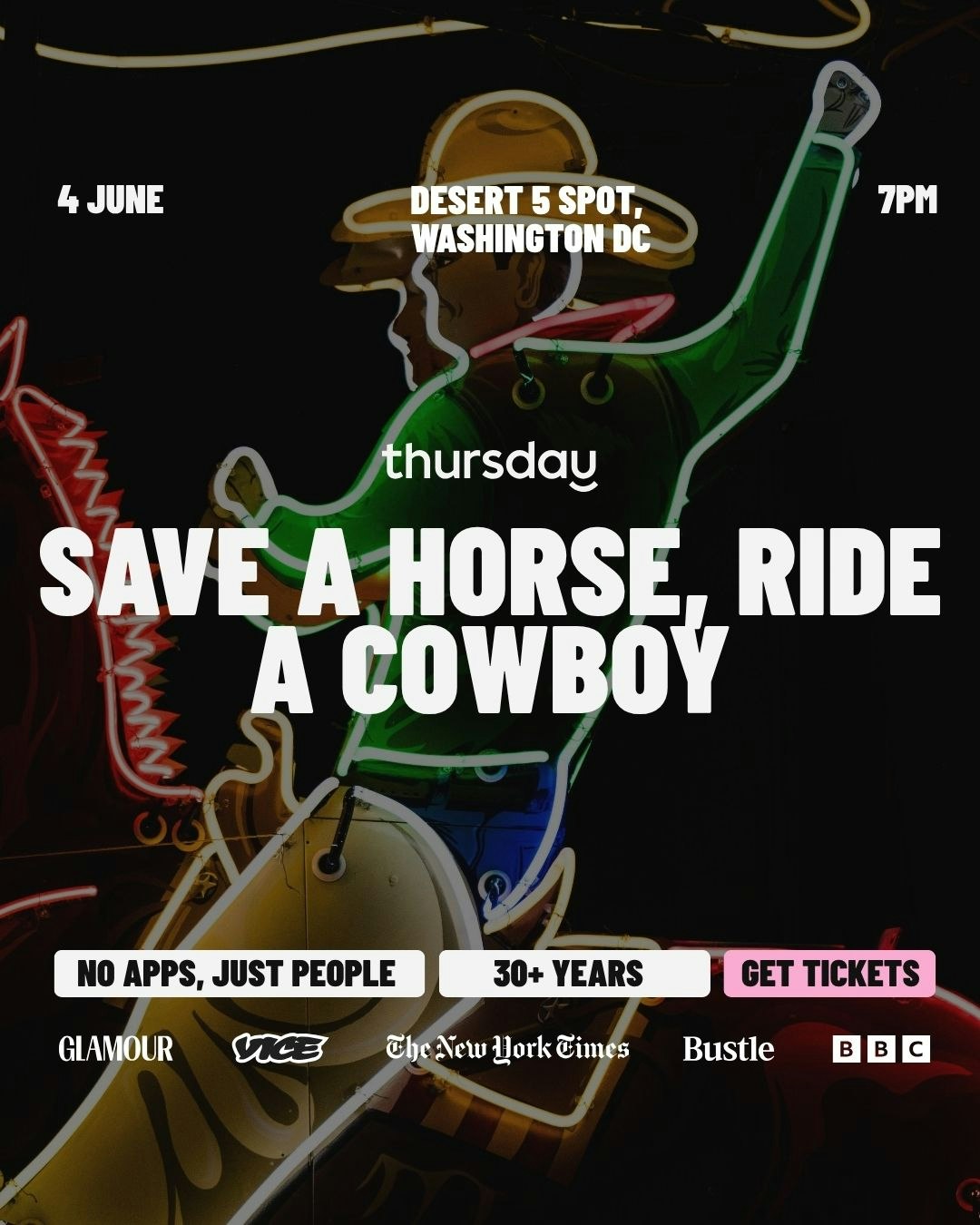 Thursday | Desert 5 Spot (30-45) | Washington DC