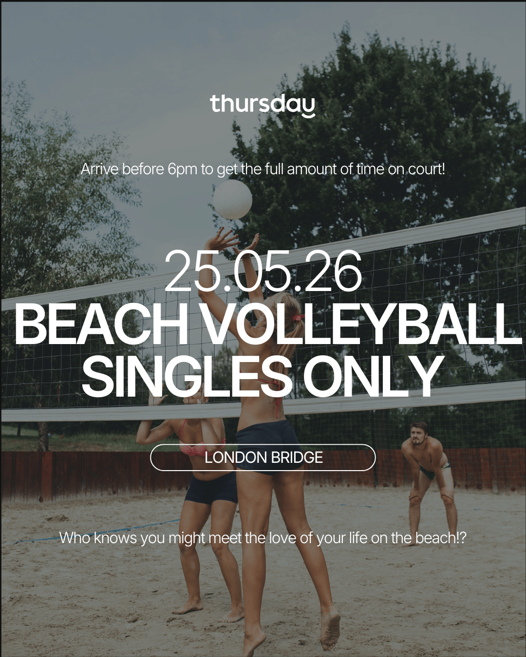 Bank Holiday Monday | Singles Beach Volleyball | London Bridge