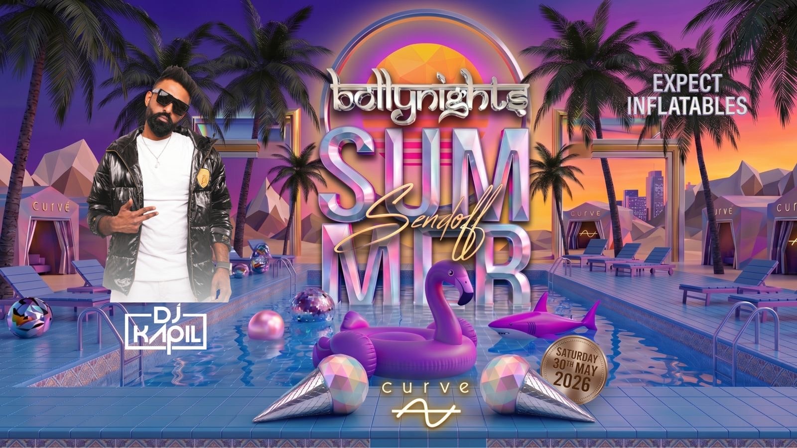 Bollynights Cardiff – Summer Sendoff | Saturday 30th May | Curve Cardiff