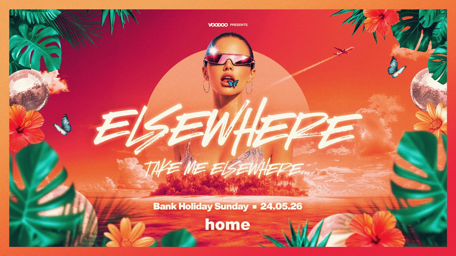 ELSEWHERE *£3.50 DBLS & £1 TICKETS* Bank Holiday Sunday 24th May @ Home 🕶️