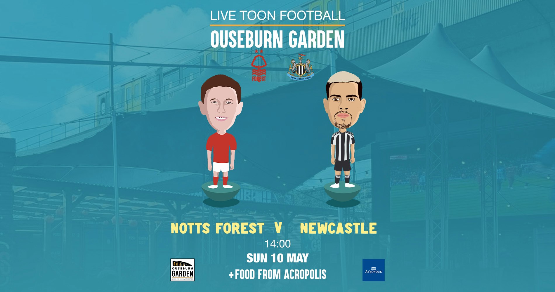 Nottingham Forest v Newcastle United on The Big Screen