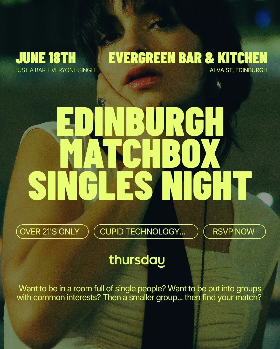 Thursday | EVERGREEN MYSTERY MATCH MAKING EVENT  | Edinburgh