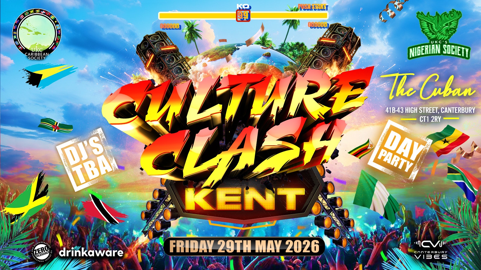 🌴 CULTURE CLASH: DAY PARTY 🌍
