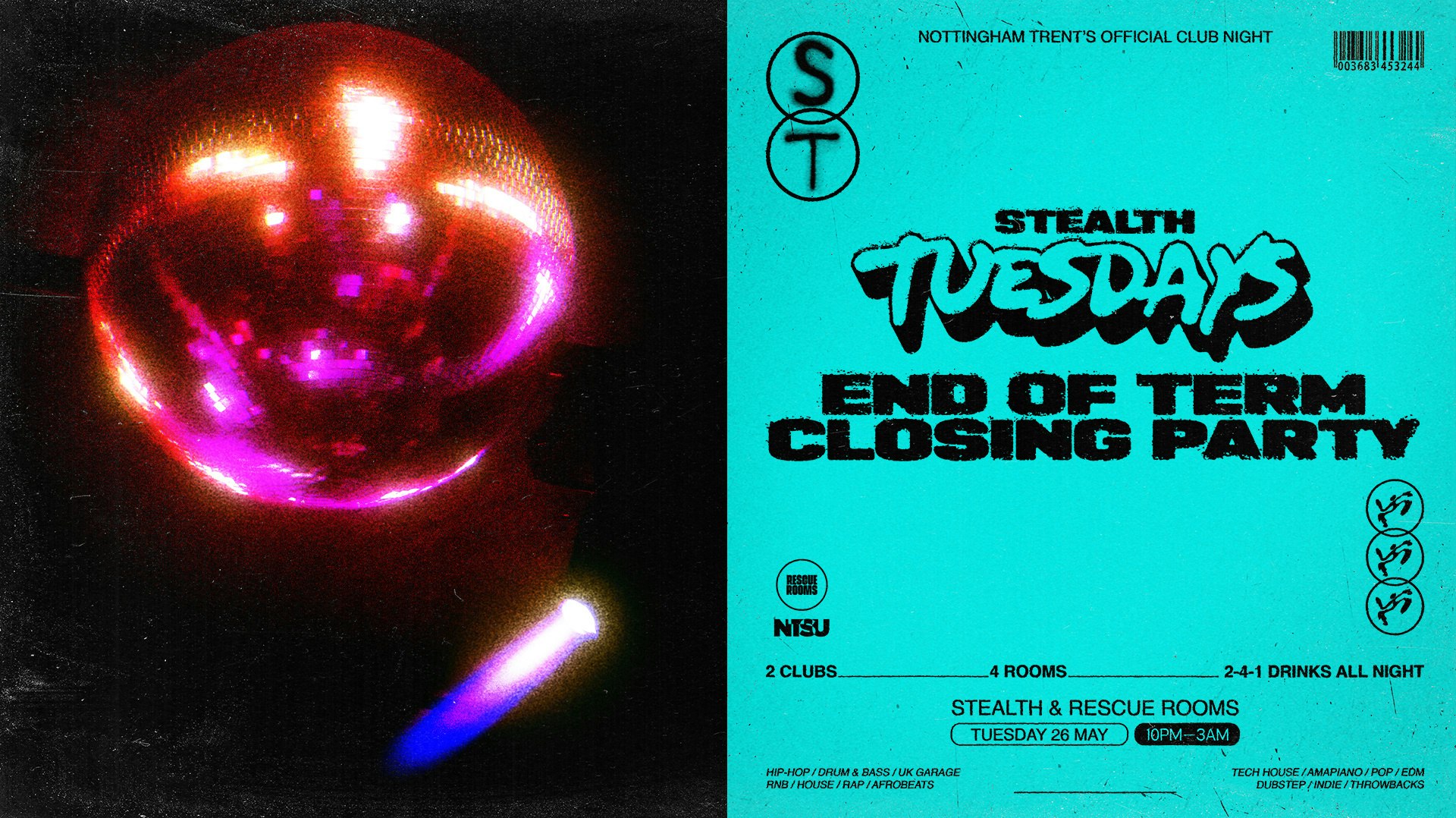 Stealth Tuesdays – End of Term Closing Party!