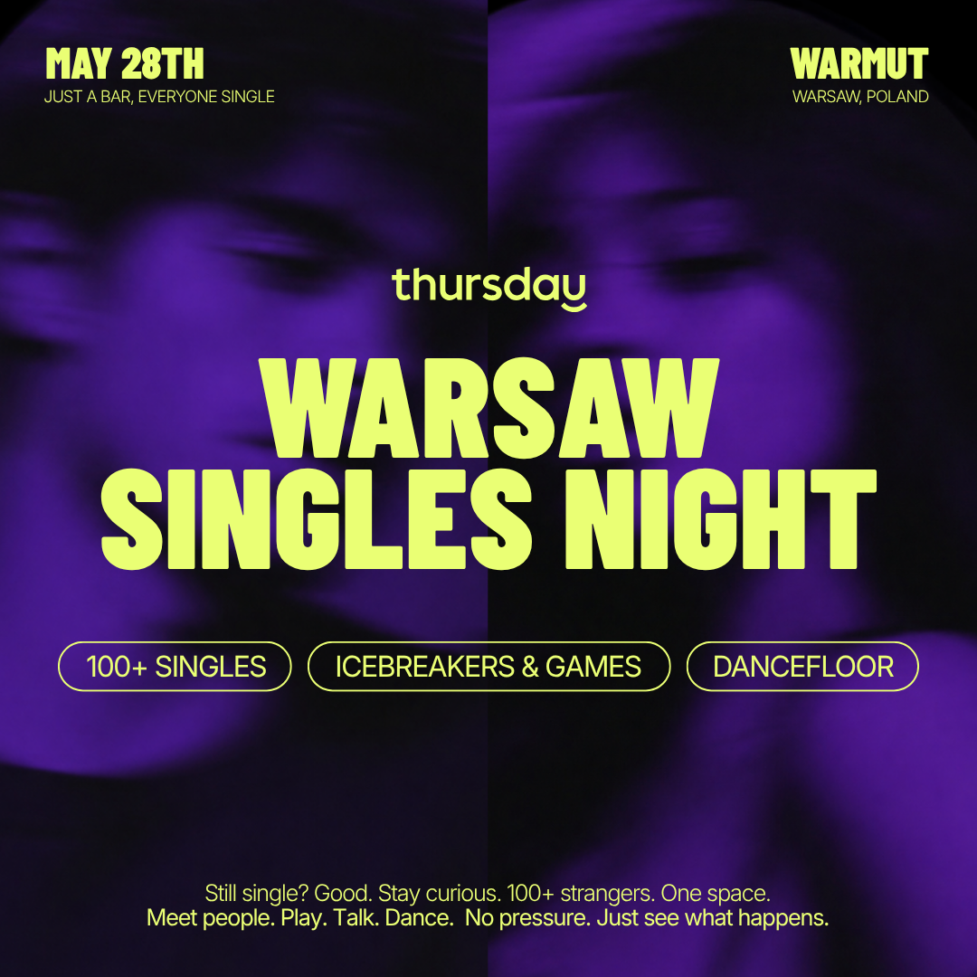 Thursday | ✨ WARSAW SINGLES NIGHT @BERLIN, WARMUT | Warsaw [100+ TIX SOLD]