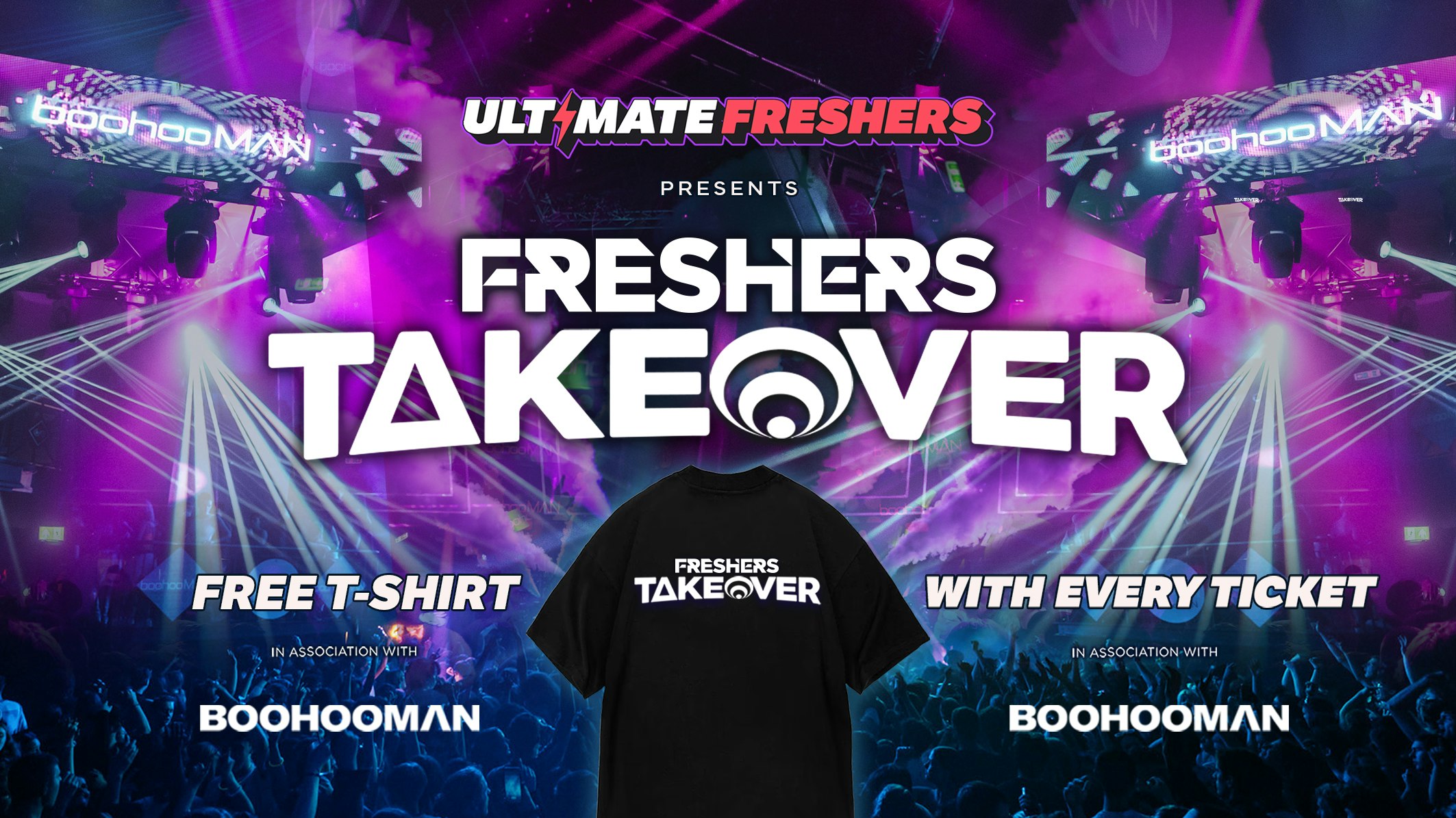 FRESHERS TAKEOVER SURREY 2026 ⚡️ Sold Out 15 years Running! 👕 FREE T-Shirt with Every Ticket!