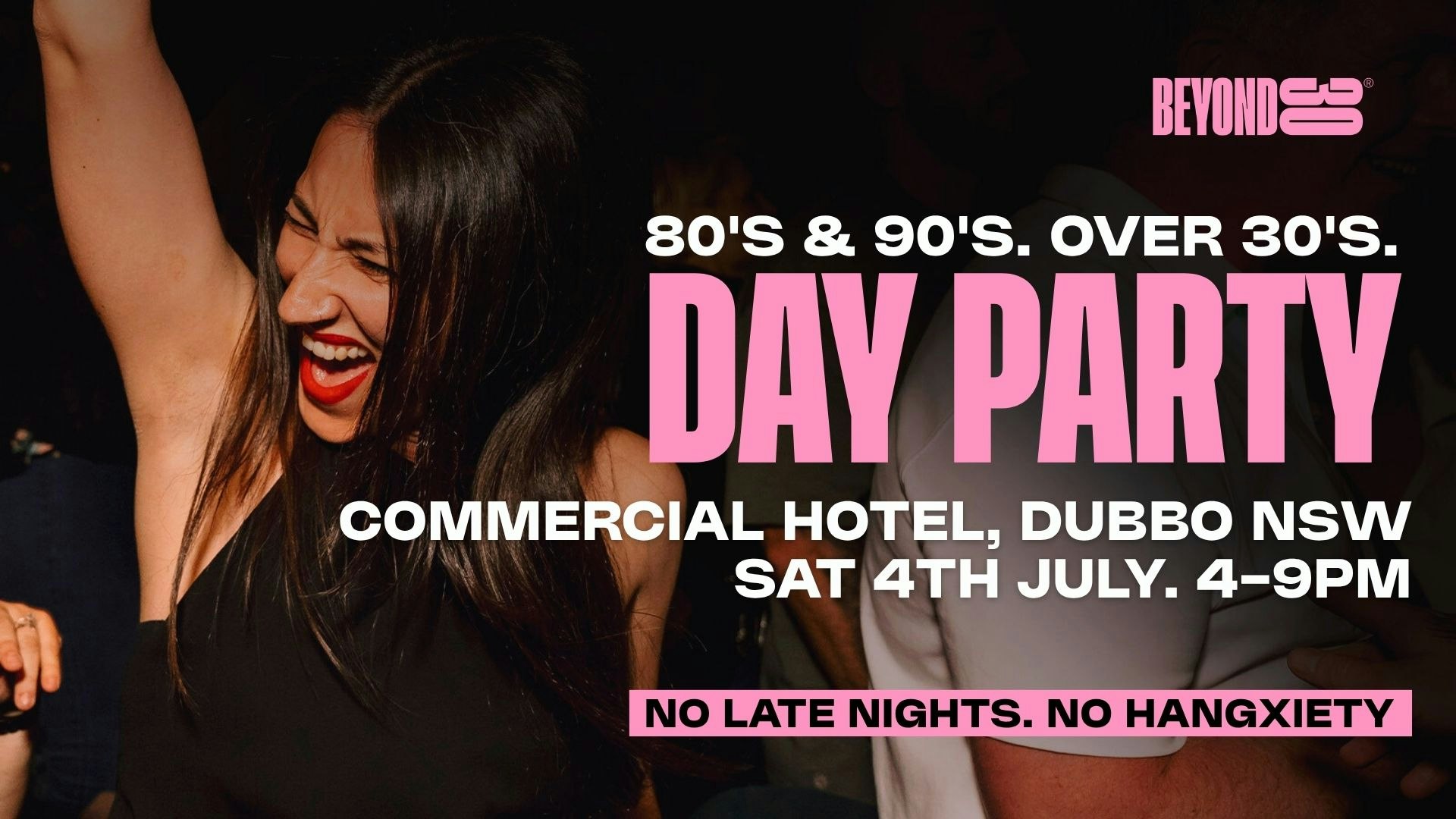 80s & 90s OVER 30s DAYTIME CLUBBING – DUBBO, NSW