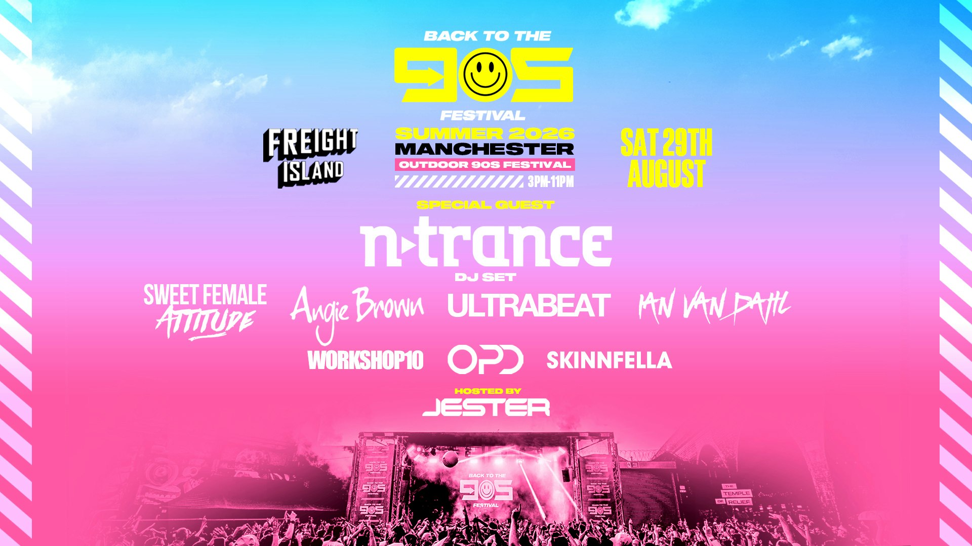 Back To The 90s – Summer Outdoor Festival – Manchester [TICKETS SELLING FAST!]