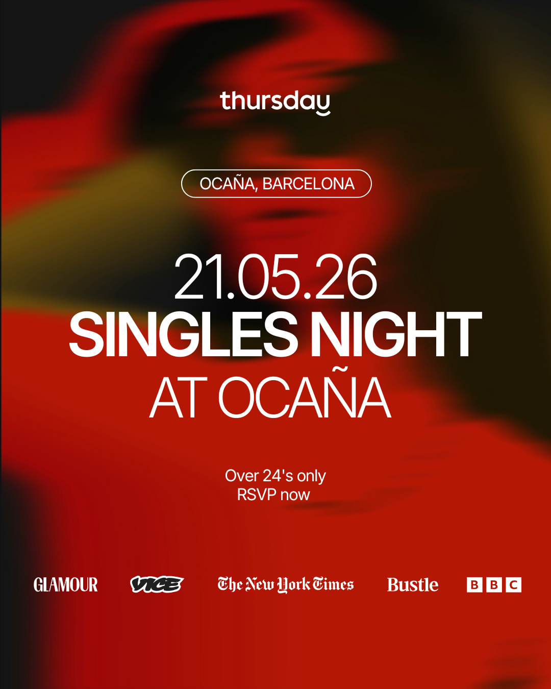 Thursday | Singles Night at Ocaña | Barcelona