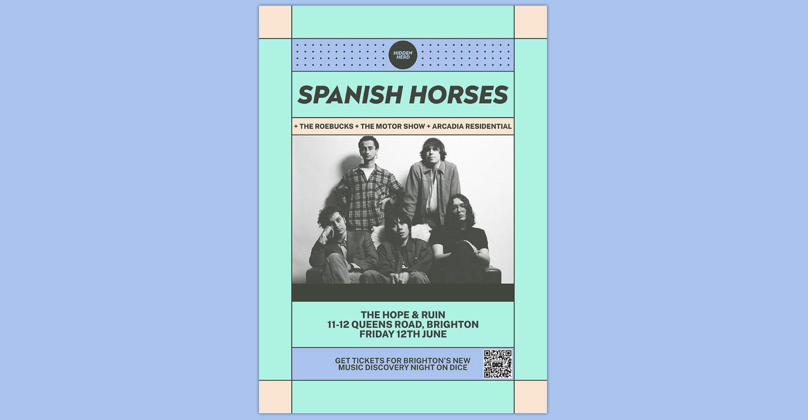 HH: Spanish Horses + The Roebucks ﻿+ The Motor Show ﻿+ Arcadia Residential