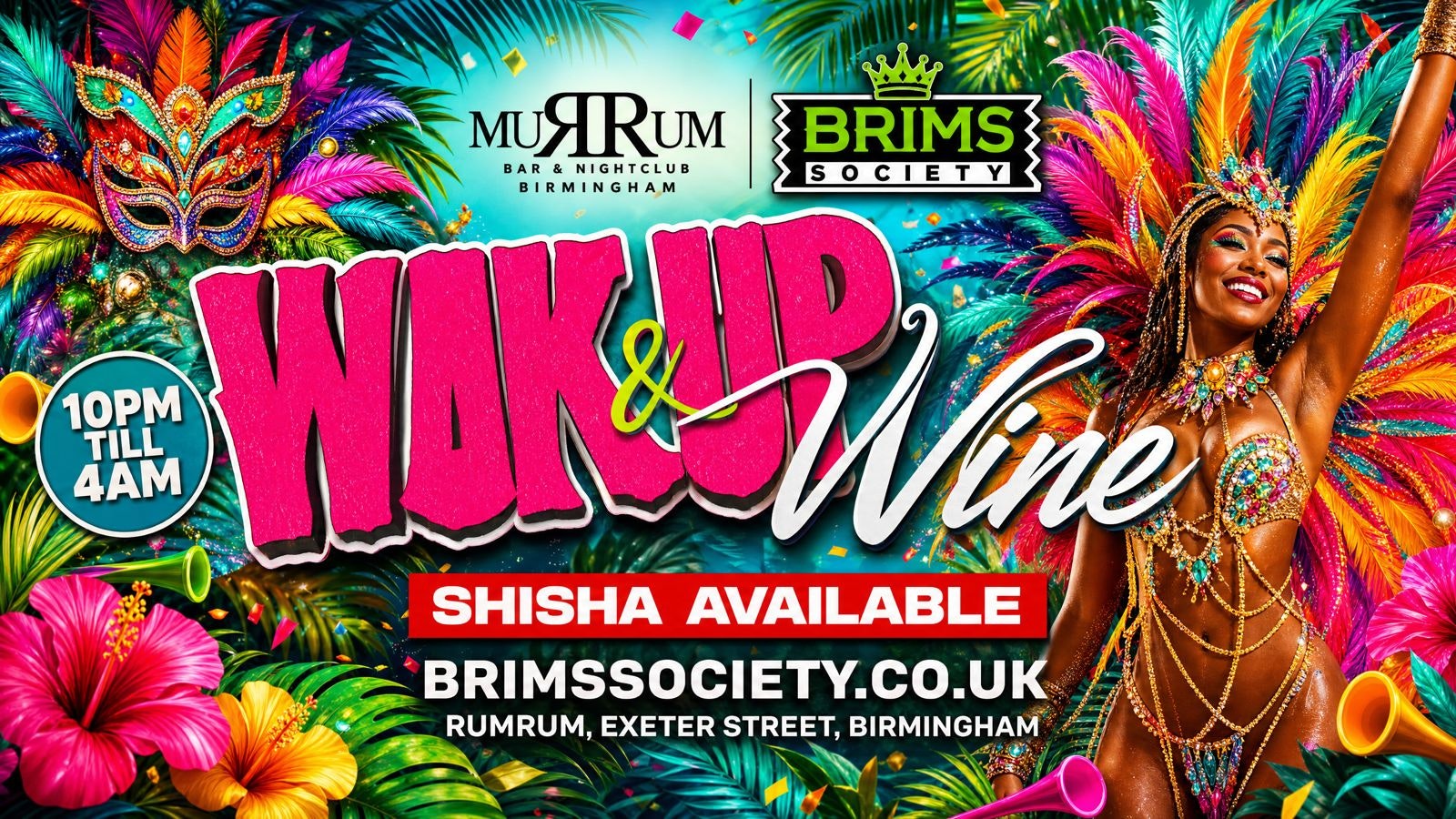 🔥 WUK UP & WINE – Birmingham Carnival Vibes ALL NIGHT! 🔥 | MUSIC BY MASTER RJ DJ TAZ AND DJ DAN😱🔥