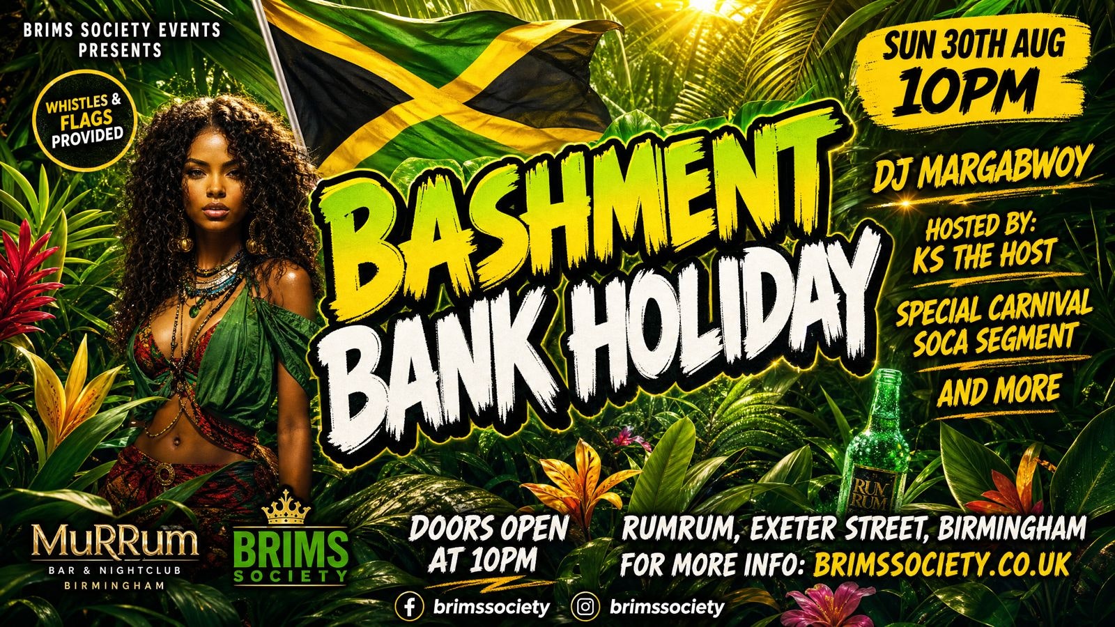 BASHMENT BANK HOLIDAY SPECIAL🎉🔥 | CARNIVAL VIBES😱| 50 FREE TICKETS | DJ TREY & KS THE HOST🔥