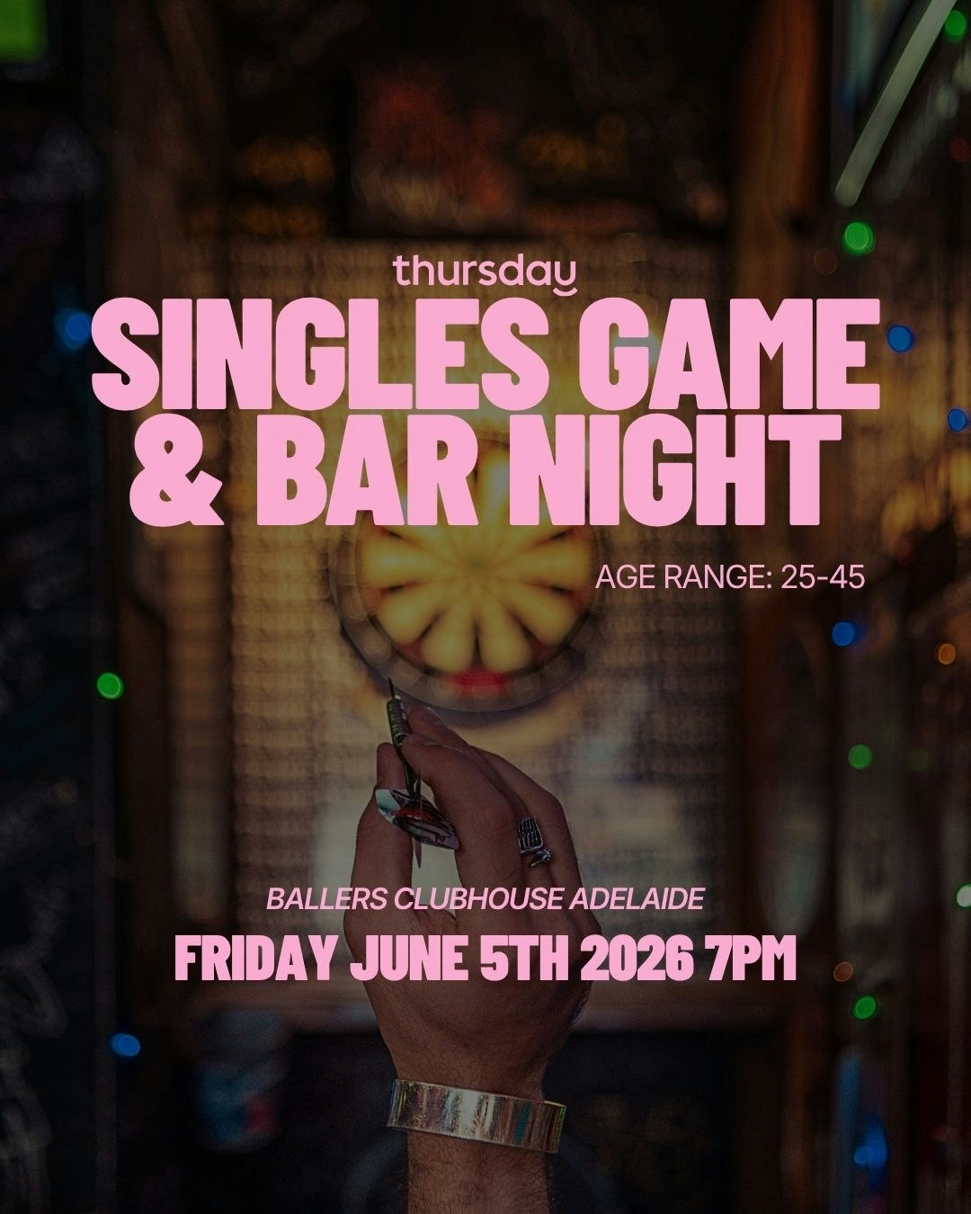 Thursday | Friday Night Singles at Ballers Clubhouse (25-45) | Adelaide