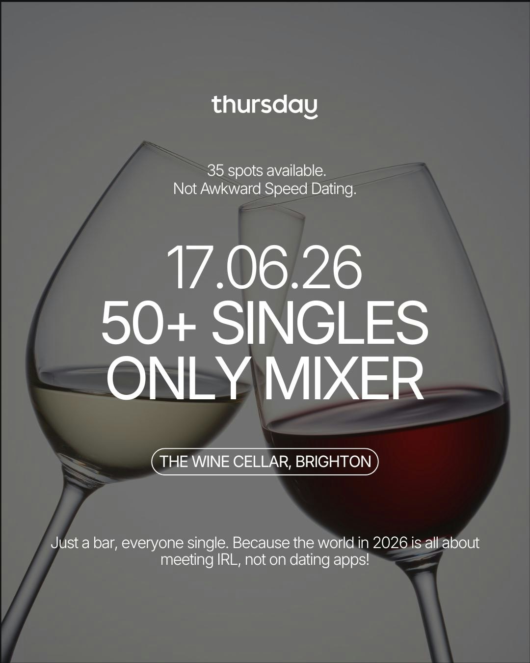 Wednesday | Singles Mixer (Ages 50+) | The Wine Cellar