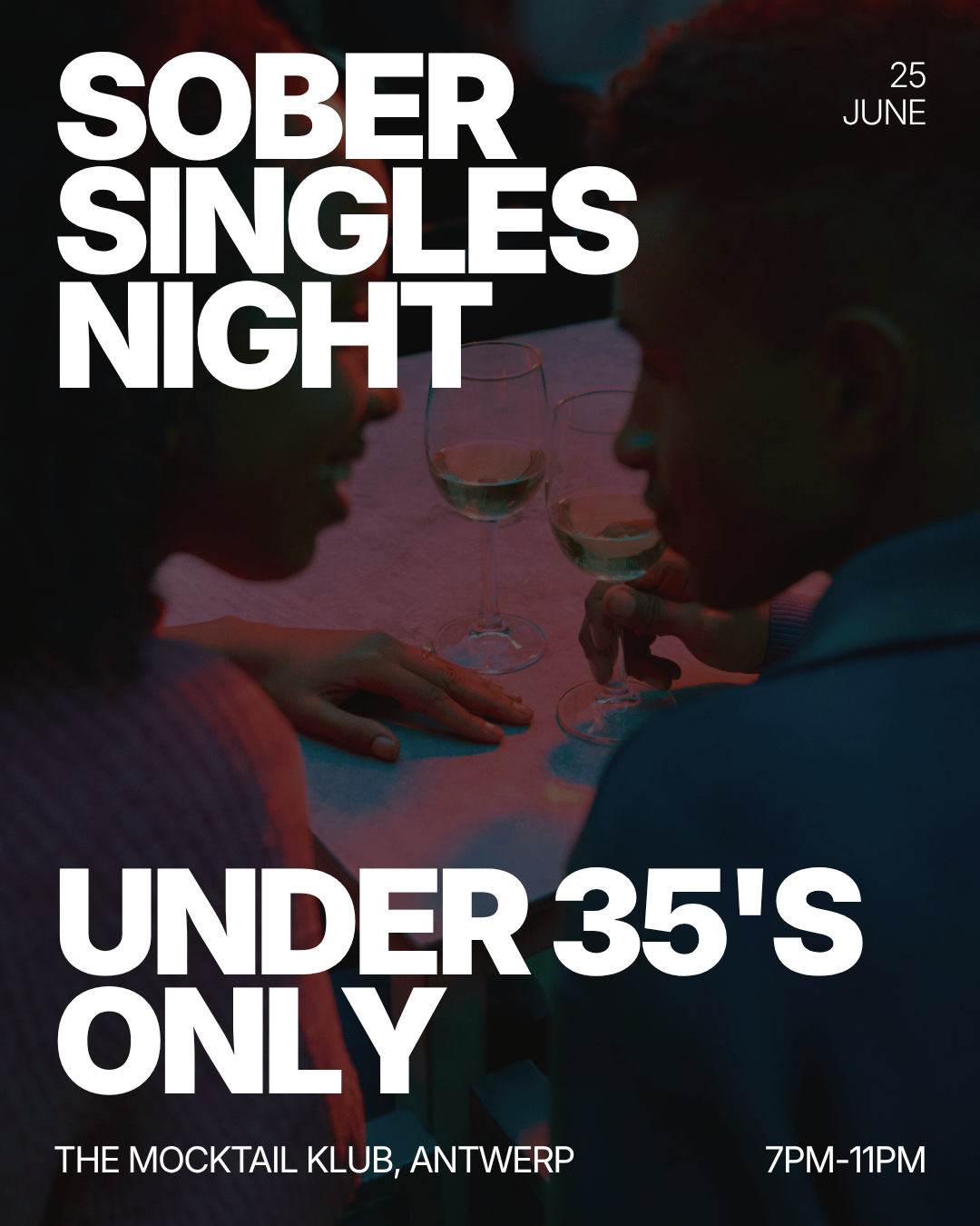 Thursday | Sober Singles night At The Mocktail Klub (20-35) | Antwerp