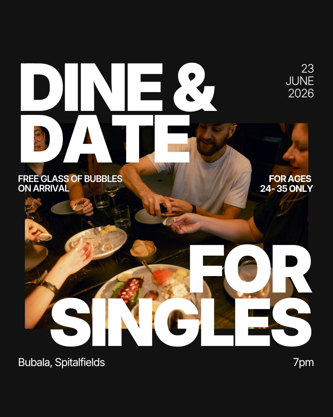 Tuesday | Hosted Dinner Party | Spitalfields