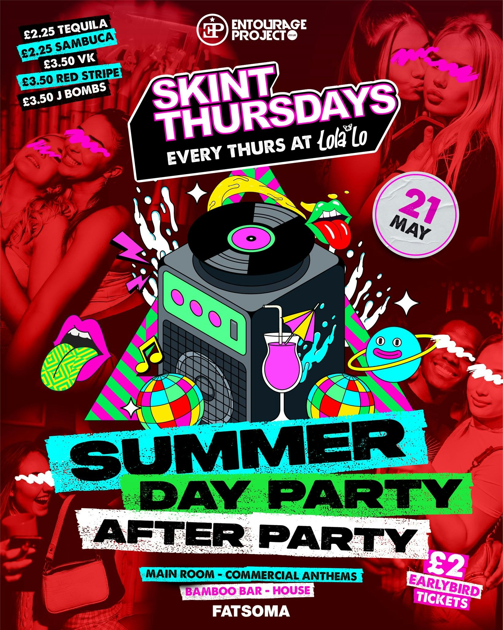 SKINT: SUMMER DAY PARTY AFTERPARTY☀️