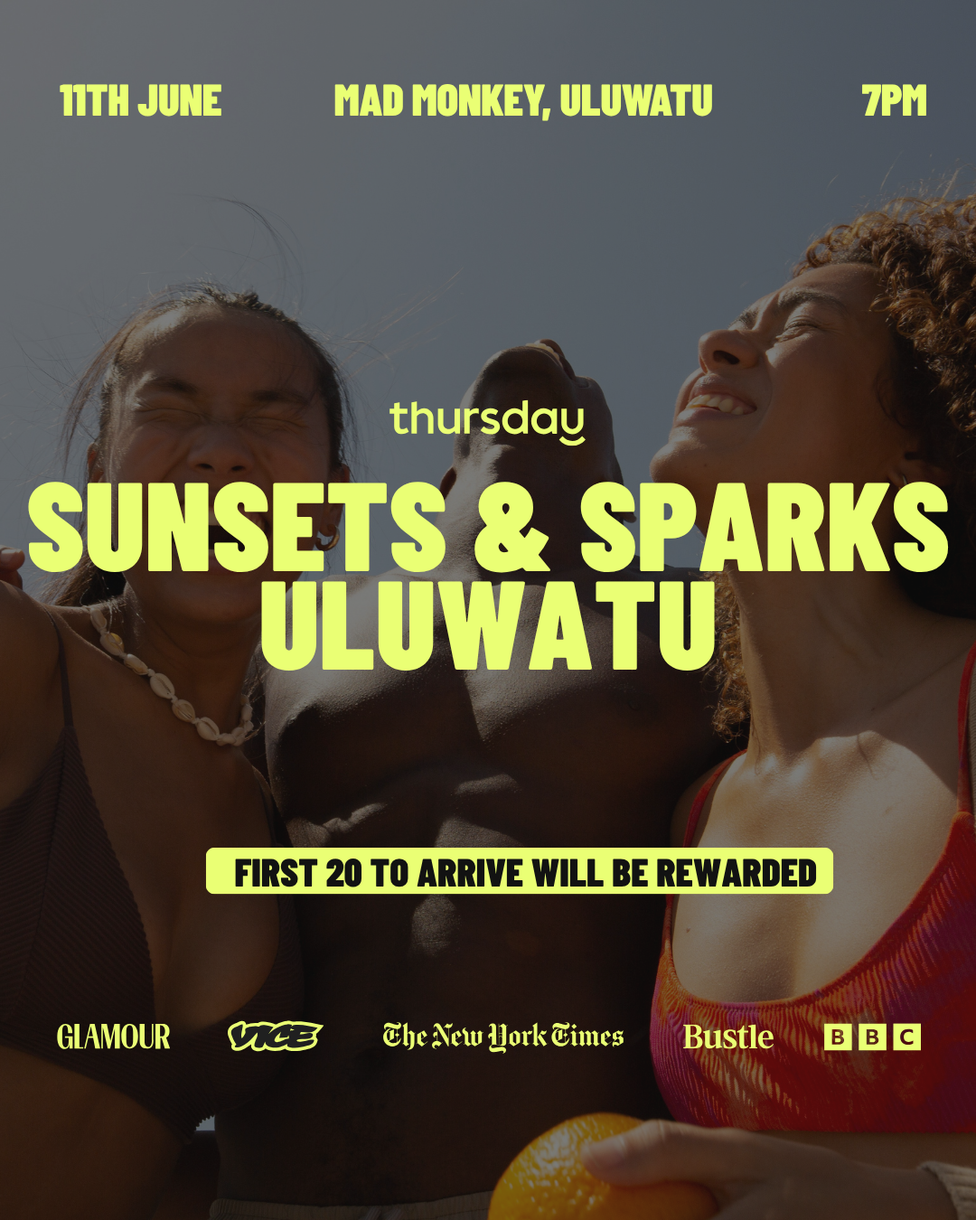 Thursday | Sunsets & Sparks | Uluwatu