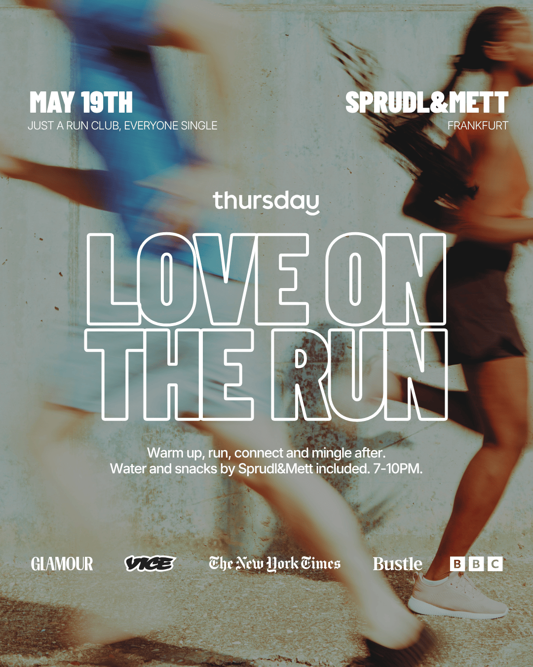 Tuesday | Love on the Run (All Ages) @ Sprudl&Mett | Frankfurt