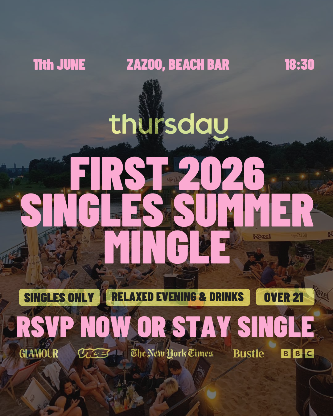 THURSDAY | SINGLES SUMMER MINGLE | WROCLAW