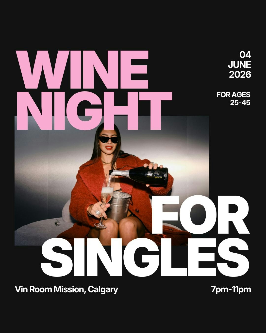 Thursday | Vin Room Mission SINGLES WINE NIGHT 🍷 (AGE 25 – 45) | Calgary