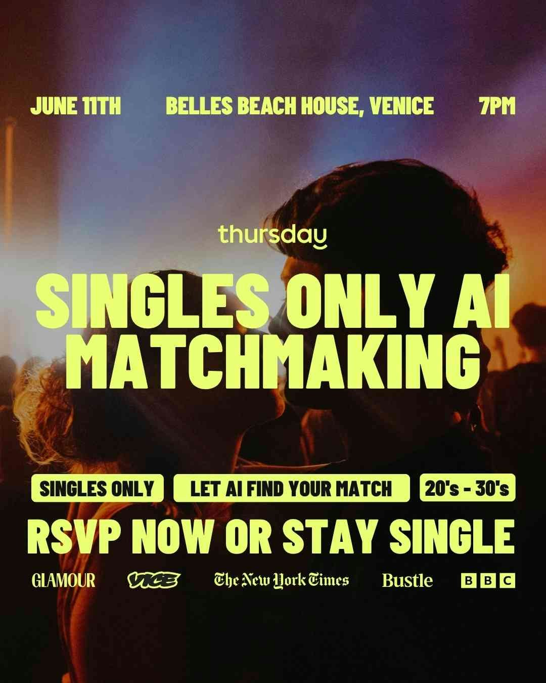 Thursday | Belles Beach House (Matchbox Event) | Los Angeles