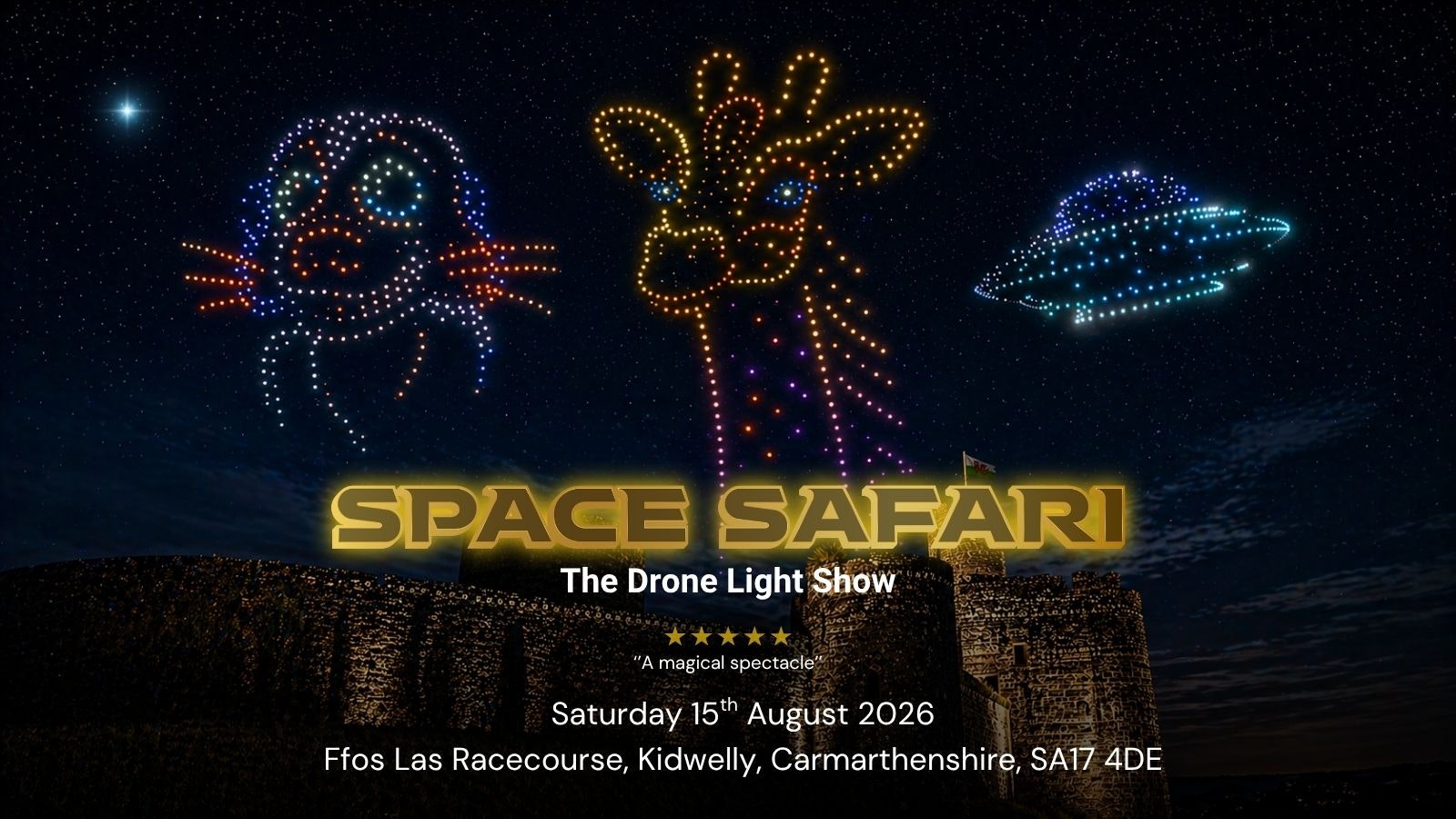 Space Safari Drone Light Show – Carmarthenshire