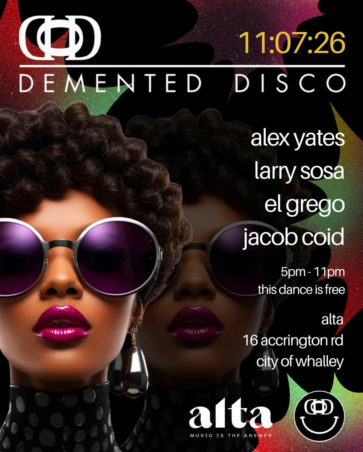 Demented Disco – Alta – Whalley