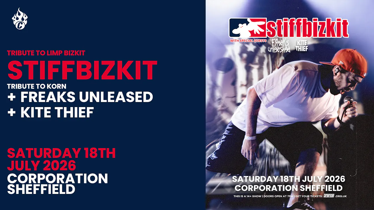 Stiff Bizkit poster at Corporation