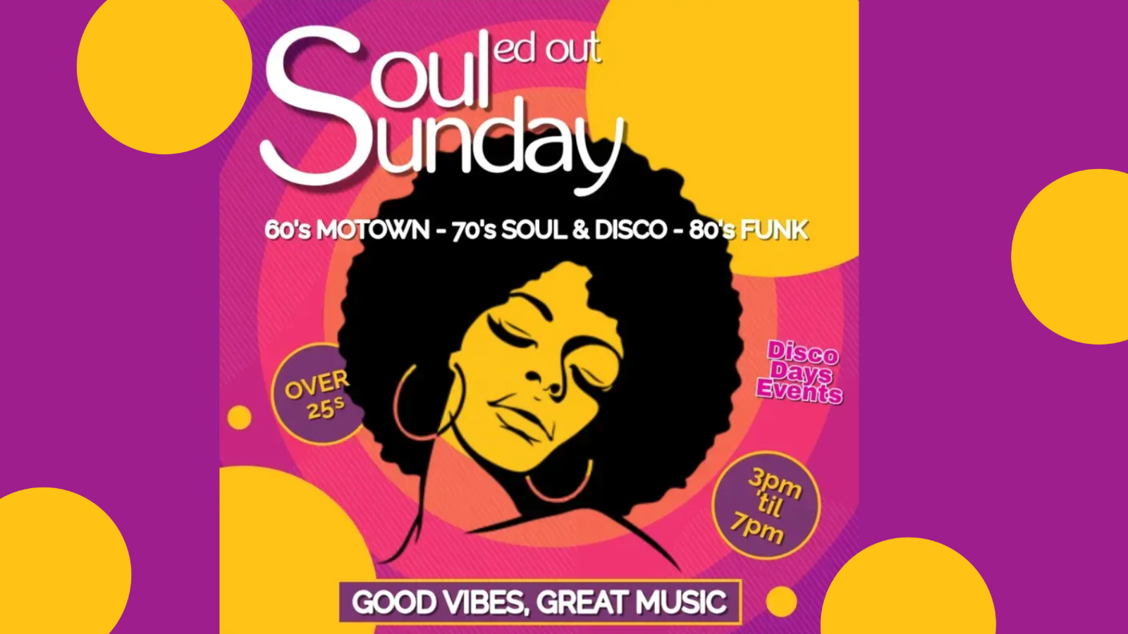 SOULed Out Sunday | Edinburgh | 20th September