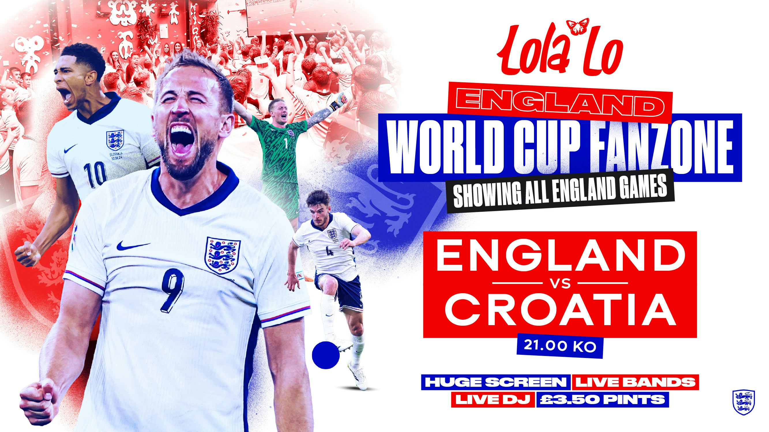 ENGLAND VS CROATIA 🇭🇷 WORLD CUP FAN ZONE⚽️🏆