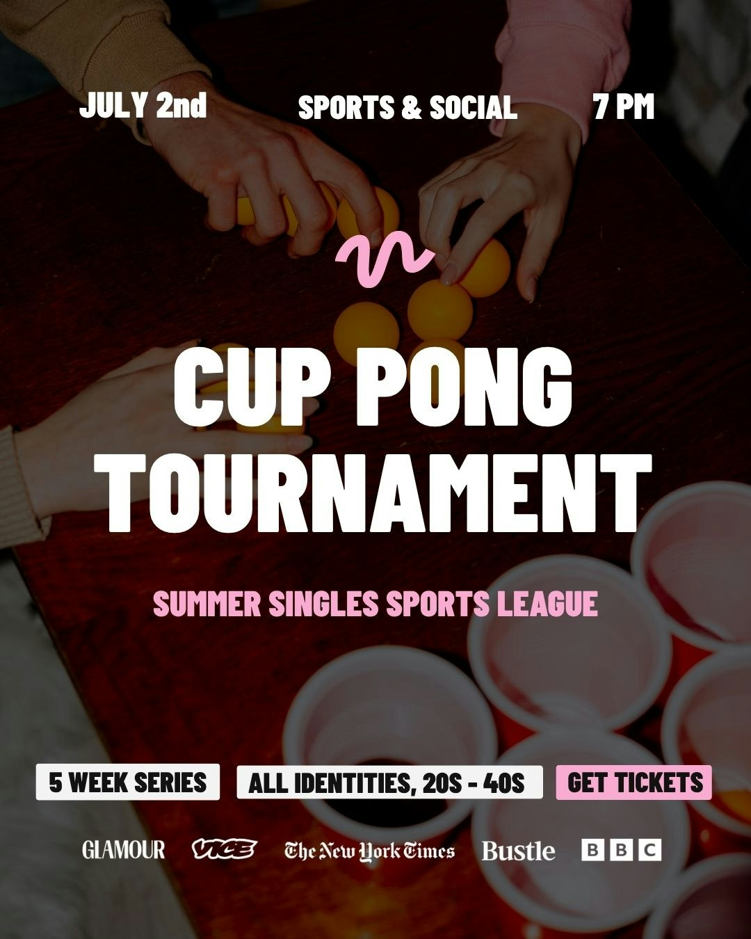 Cup Pong Tournament | All Identities, 20s-40s | Cary