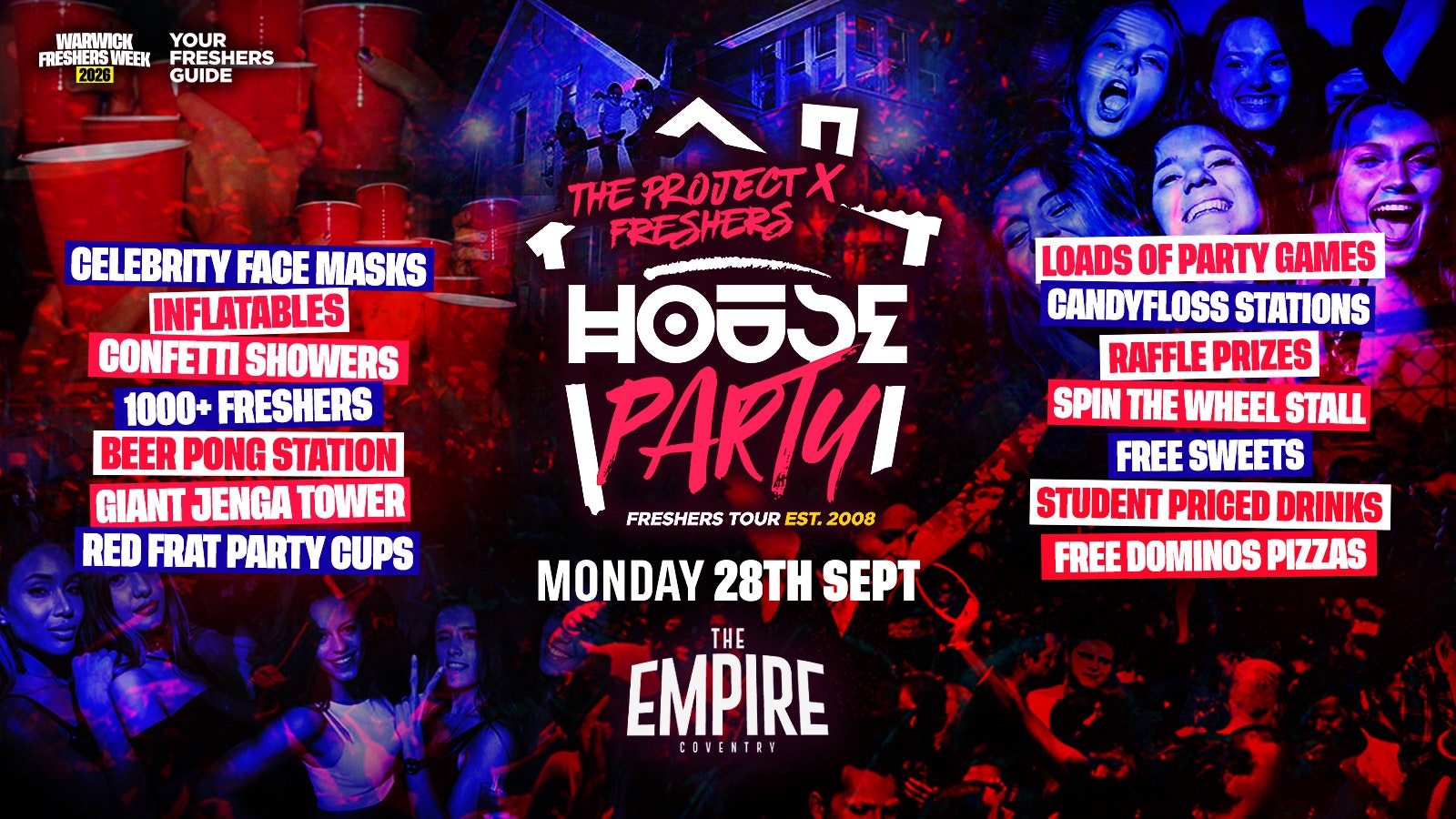 Project X Freshers House Party | Coventry Freshers 2026 & Warwick Freshers 2026