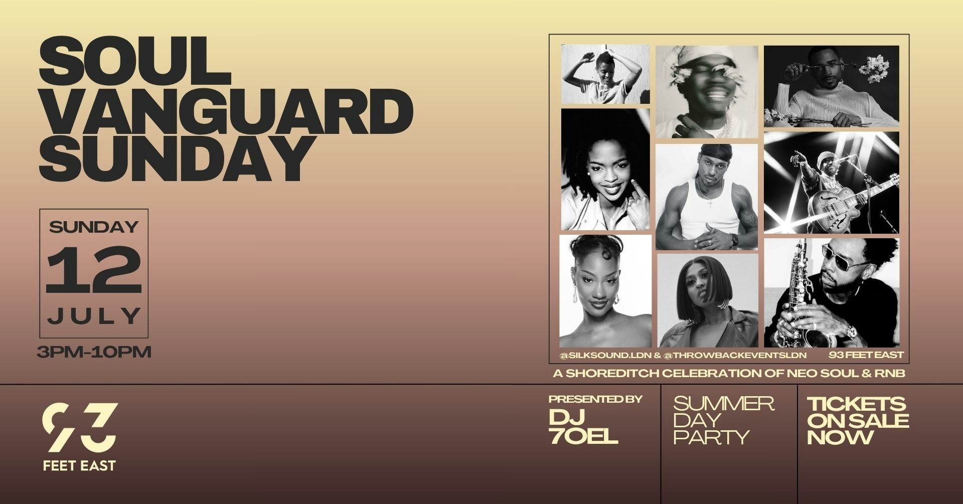 SOUL VANGUARD SUNDAY at 93 Feet East
