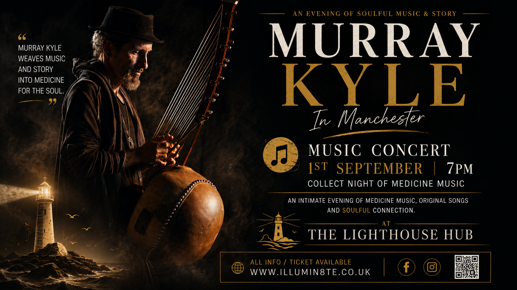 MURRAY KYLE CONCERT (TUESDAY 1ST SEPTEMBER) @ THE LIGHTHOUSE HUB 7PM
