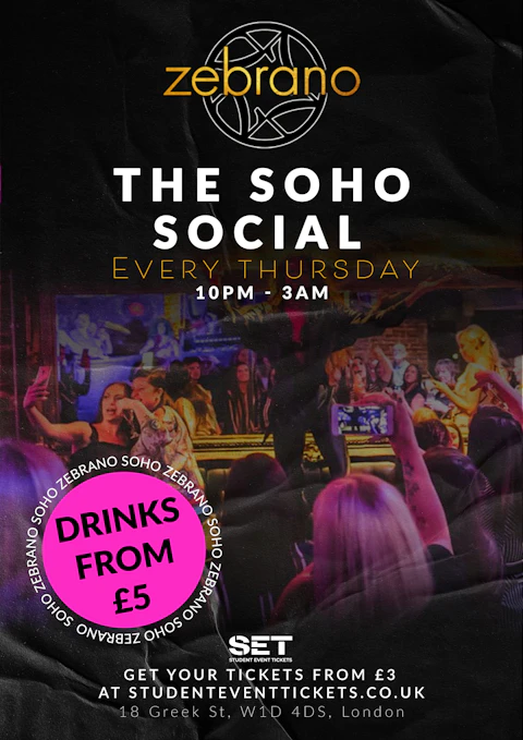 THURSDAYS @ ZEBRANO SOHO 27TH AUGUST SET